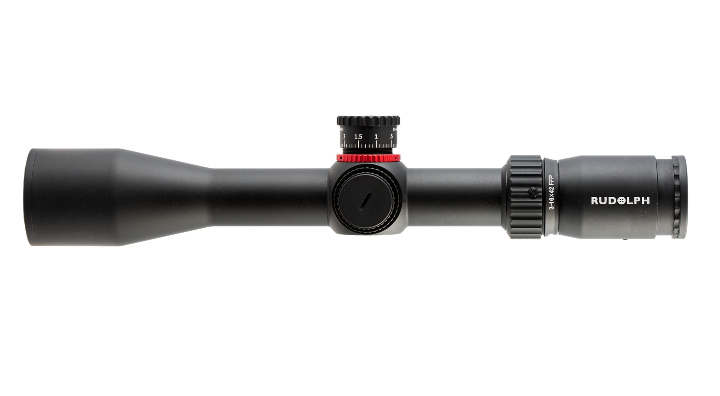 Rudolph VH 3-16x42mm T8 FFP IR reticle
