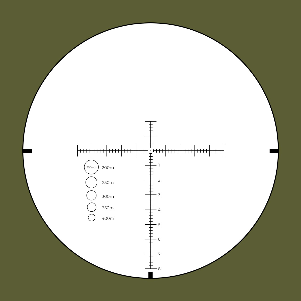 Rudolph V1 5-25x50mm RR1 FFP IR reticle
