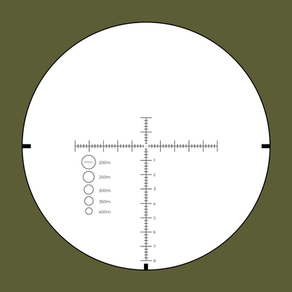 Rudolph V1 5-25x50mm RR1 FFP IR reticle