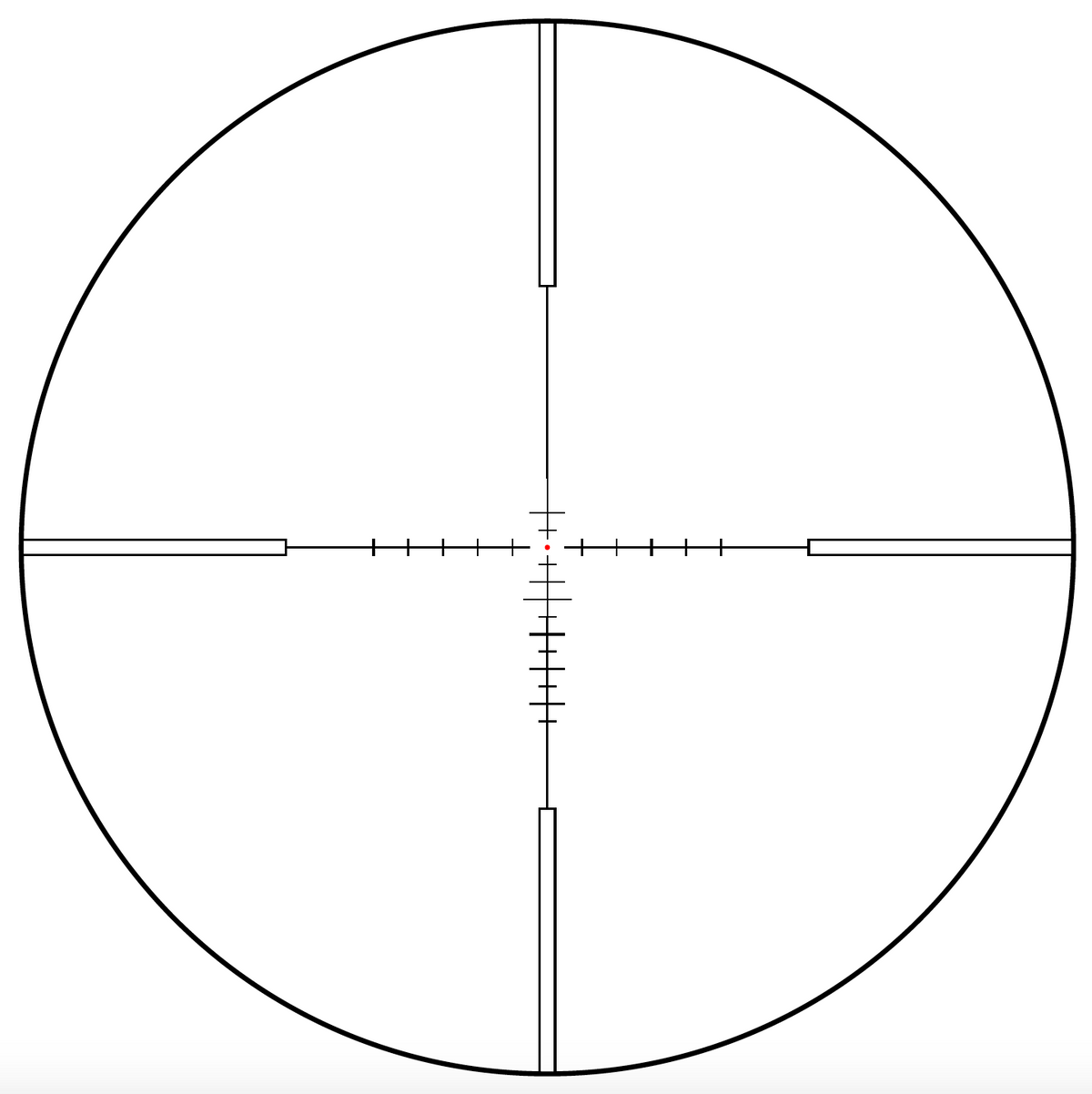 Rudolph PH 5-25x50mm T3-MIL Riflescope